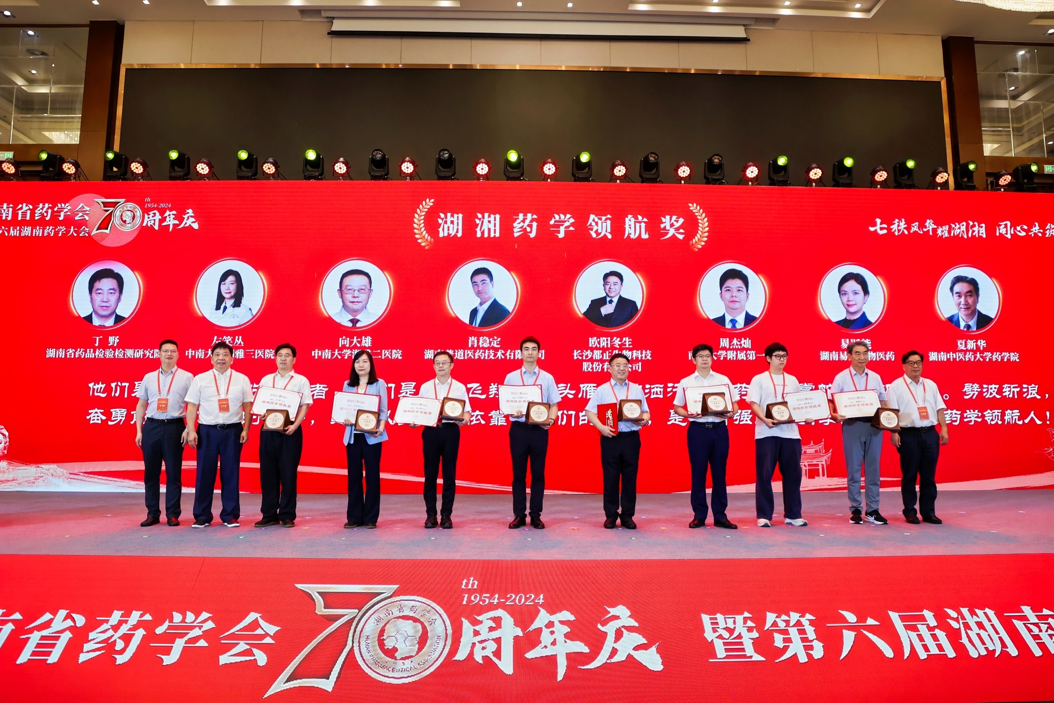 热烈祝贺易能医药董事长易跃能博士获得“湖湘药学领航奖”
